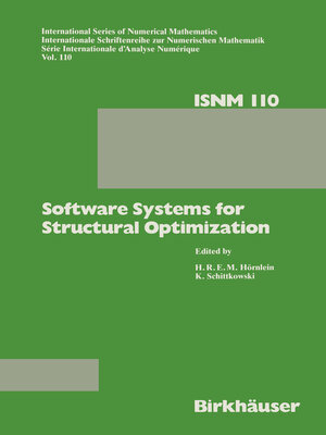 cover image of Software Systems for Structural Optimization